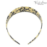 French Amie Ultracomfort Wide 1 1/4" Celluloid Handmade French Hair Headband