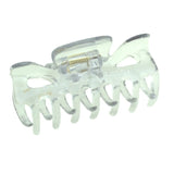 Parcelona French Classic Small 2.5" Celluloid Set of 2 Jaw Hair Claws for Women