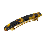 French Amie Small 2 1/4" Celluloid Handmade Hair Barrette for Women and Girls