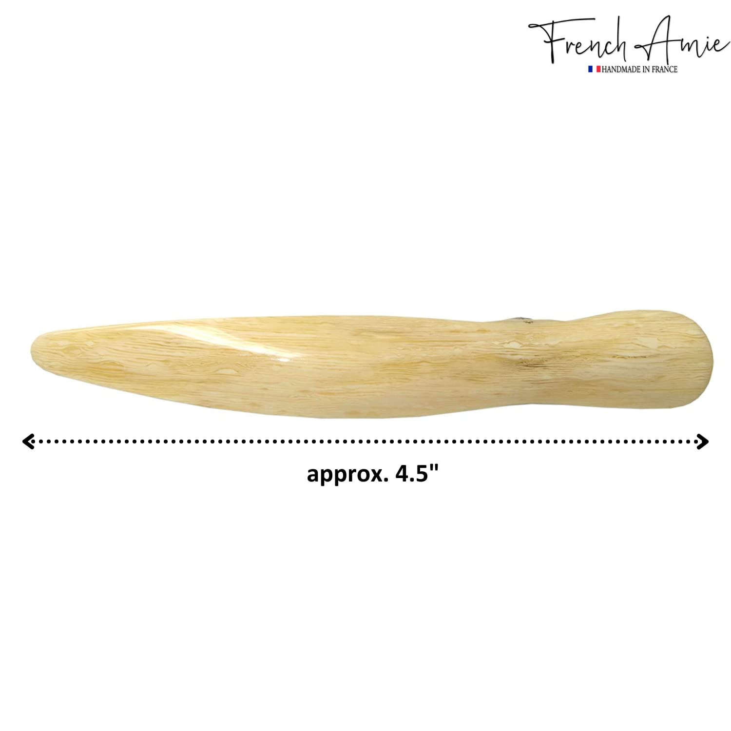 French Amie Large Brill Beak Handmade Salon Hinge Hair Side Slider