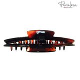 Parcelona French Bend Narrow Extra Large Jumbo Black Jaw Hair Claw Clip