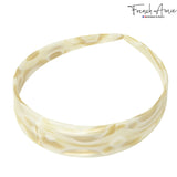French Amie Ultracomfort Wide 1 1/4" Celluloid Handmade French Hair Headband