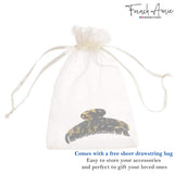 French Amie Contour Large 4 ¾” Celluloid Handmade Jaw Hair Claw Clip for Women
