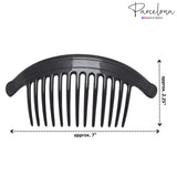 Parcelona France Arch Extra Large Shell 13 Teeth Interlocking Side Hair