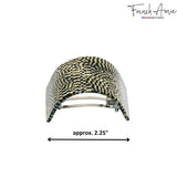 French Amie Half Circle Curved Opera Handmade Celluloid Hair Clip Barrette