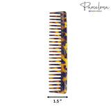 Parcelona French Wide Tooth Rake Tokyo Large Celluloid Hair Detangling Comb