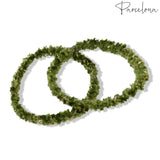 Parcelona Flexible Set of 4 Chenille Ponytail Holder Elastic Hair Ties