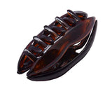 Parcelona French LIP Tortoise Shell Small Celluloid Jaw Hair Claw Clip for Girls