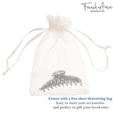 French Amie Contour Large 4 ¾” Celluloid Handmade Jaw Hair Claw Clip for Women