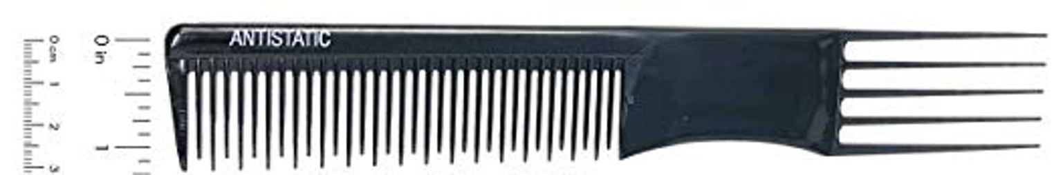 Parcelona French Professional Salon Shell N Black Cellulose Anti static Combs