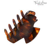 French Amie Chic Small Handmade Celluloid Acetate Jaw Hair Claw Clips