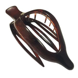 Parcelona French Wide Beak 4 1/2" Large Celluloid Side Slide-In Hair Claw Clip
