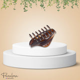 Parcelona French Swift Shell Jaw Hair Claw Clip Clamp with Covered Spring