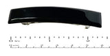 Parcelona French Bar Shell and Black Small Set of 2 Automatic Hair Clip Barrette