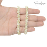 Parcelona Flexible Set of 4 Chenille Ponytail Holder Elastic Hair Ties