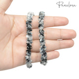 Parcelona Flexible Set of 4 Chenille Ponytail Holder Elastic Hair Ties