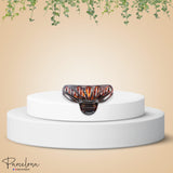 Parcelona French Rain Drop Small 2 3/4" Celluloid Jaw Hair Claw for Women