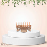 Parcelona French Classic Small 2.5" Celluloid Set of 2 Jaw Hair Claws for Women
