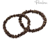 Parcelona Flexible Set of 4 Chenille Ponytail Holder Elastic Hair Ties