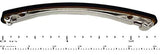 Parcelona French Svelte Set of 4 Shell and Black Slider Hair Clip Barrettes