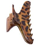 Parcelona French PINCH Leopard Tortoise Shell Small Jaw Hair Claw Clip for Girls