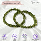 Parcelona Flexible Set of 4 Chenille Ponytail Holder Elastic Hair Ties