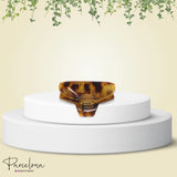 Parcelona French Elegant Medium 2 3/4" Celluloid Jaw Hair Claw Clip for Women