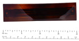 Parcelona French Rectangle Extra Large Tortoise Shell Black Hair Clips Barrettes