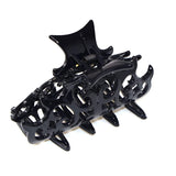 Parcelona French Beau Medium Black Jaw Hair Claw Clip Clutcher Clamp