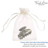 French Amie Chic Small Handmade Celluloid Acetate Jaw Hair Claw Clips