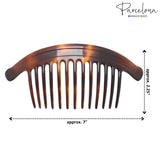 Parcelona France Arch Extra Large Shell 13 Teeth Interlocking Side Hair