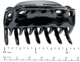 Parcelona French Alien Small Shell & Black Hair Claw Clip