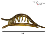 Parcelona French Wide Beak 4 1/2" Large Celluloid Side Slide-In Hair Claw Clip