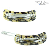 French Amie Broad Curved Arch Large 3.5" Extra Wide Volume Hair Clip Barrette