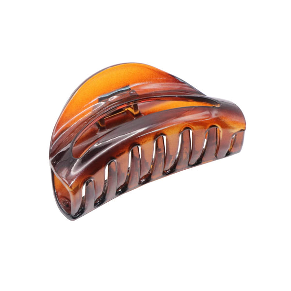 Parcelona French Vrille 2 3/4" Small Shell Jaw Hair Claw Clip for Women