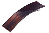 Parcelona French Rectangle Extra Large Tortoise Shell Black Hair Clips Barrettes