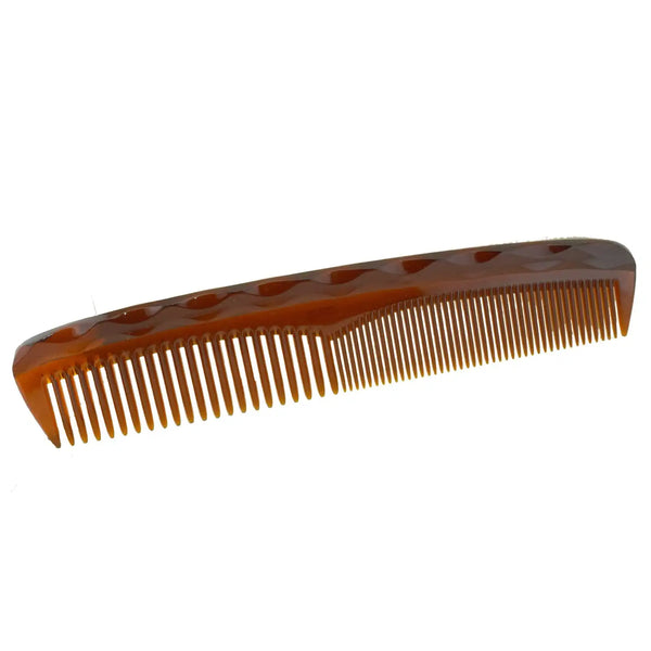 Parcelona French Sleek Wide Long 8" Tortoise Shell Celluloid Hair Comb for Women