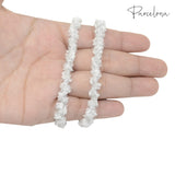 Parcelona Flexible Set of 4 Chenille Ponytail Holder Elastic Hair Ties