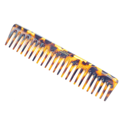 Parcelona French Wide Tooth Rake Tokyo Large Celluloid Hair Detangling Comb