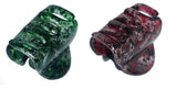 Parcelona French Sparkled Black Dots Red and Green Hair Claws
