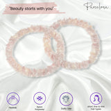 Parcelona Flexible Set of 4 Chenille Ponytail Holder Elastic Hair Ties