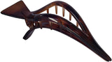 Parcelona French Cardinal Beak Shell Celluloid Large Hair Slider Yoga Claw Clip