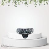Parcelona French Rain Drop Small 2 3/4" Celluloid Jaw Hair Claw for Women