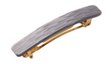 French Amie Small 2 1/4" Celluloid Handmade Hair Barrette for Women and Girls