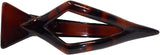 Parcelona French Cardinal Beak Shell Celluloid Large Hair Slider Yoga Claw Clip