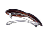 Parcelona French Hugs Tortoise Shell Medium Celluloid Acetate Hair Clip Barrette