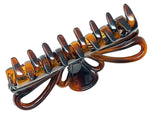 Parcelona French Tropical Butterfly Shell Extra Large Celluloid Hair Claw Clip
