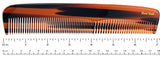 French Amie Sleek Handmade shell 7 Inch Long Celluloid Hair Dressing Combs
