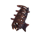 Parcelona French Beau Small Set of 2 Tortoise Shell Jaw Hair Claw Clips