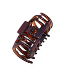 Parcelona French Tube Tortoise Shell Small No Slip Grip Jaw Hair Claw Clip